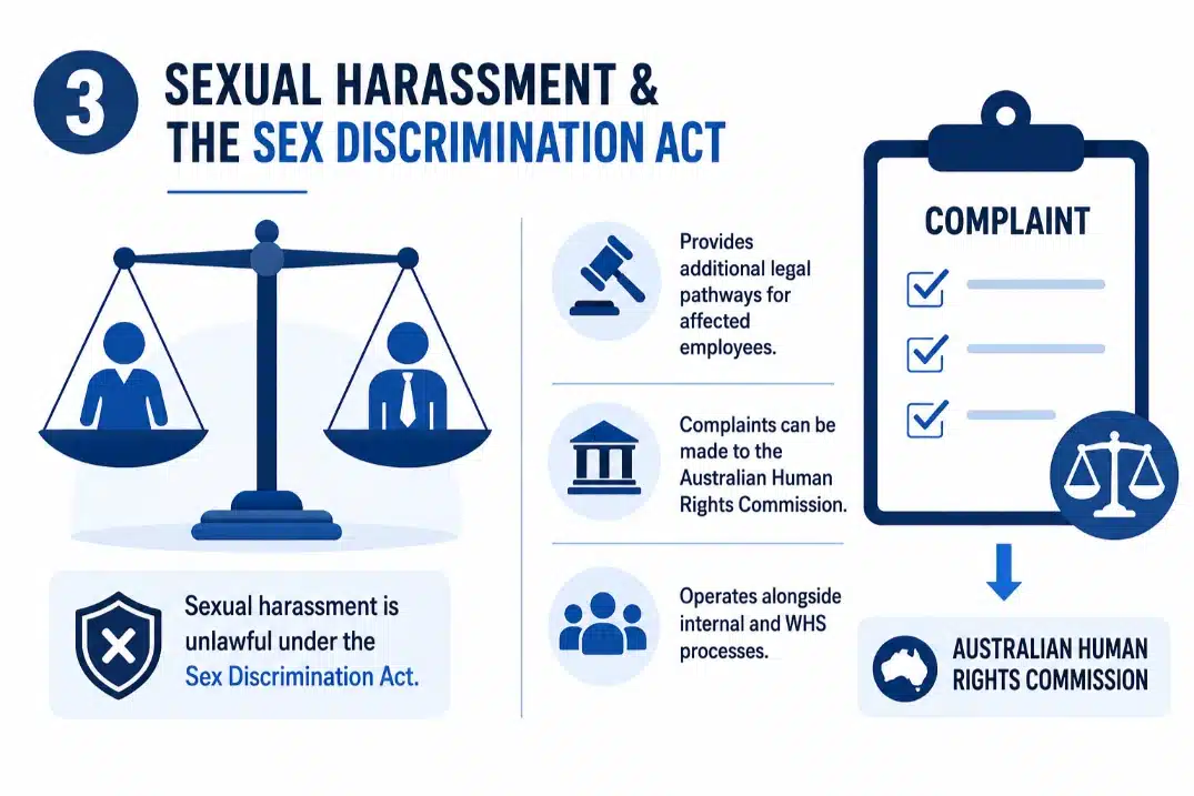 Sexual Harassment and The Sex Discrimination Act Graphic